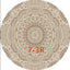 Crystal carpet  Circular - Size 160 x 160cm►5.24 x 5.24ft
