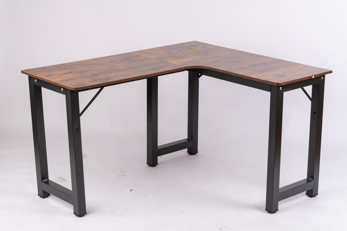 Contemporary L-Shaped Office Desk – Multi-Tasking & Space-Saving