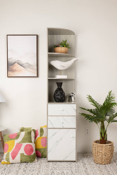 Chic Bookcase Storage – Elegant Organizer