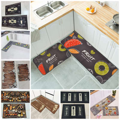 Fashionable Kitchen Carpets – Set Of Two Parts