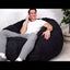 Giant Foam-Filled Bean Bag Chair - Velvet 5.5 ft (cover and filler included)