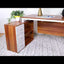 Modern L-Shaped Office Desk for Multi-Tasking
