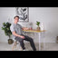 Modern Foldable Office Desk – Sturdy & Space-Saving