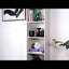 Elegant 7-Shelf Corner Bookcase Organizer